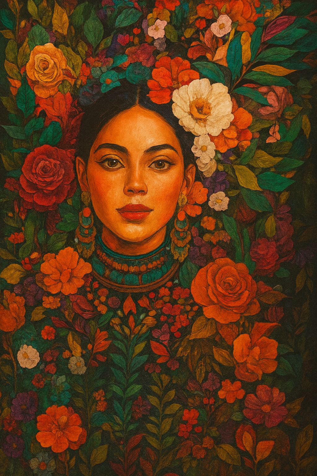 Tapyba pagal skaičius „Gėlių paslaptys“