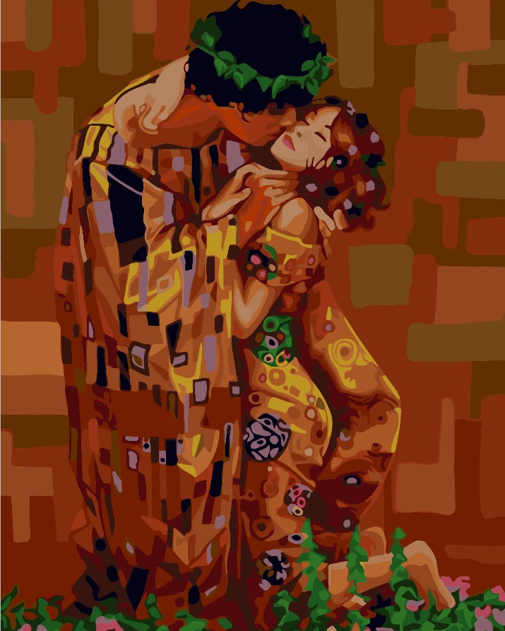 Tapyba pagal skaičius "Bučinys" 