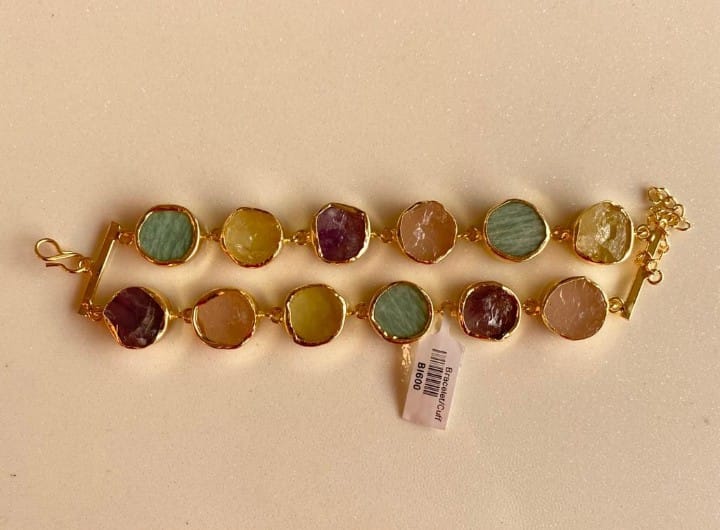 Handcrafted Gemstone Bracelet