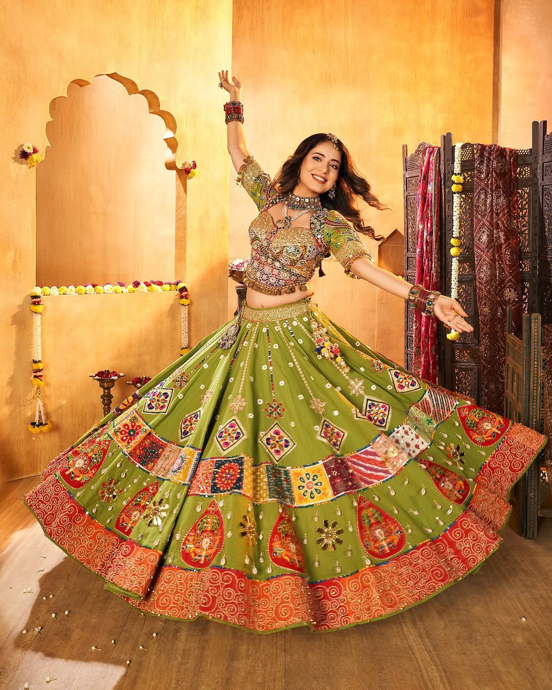 Embroidered Chaniya Choli