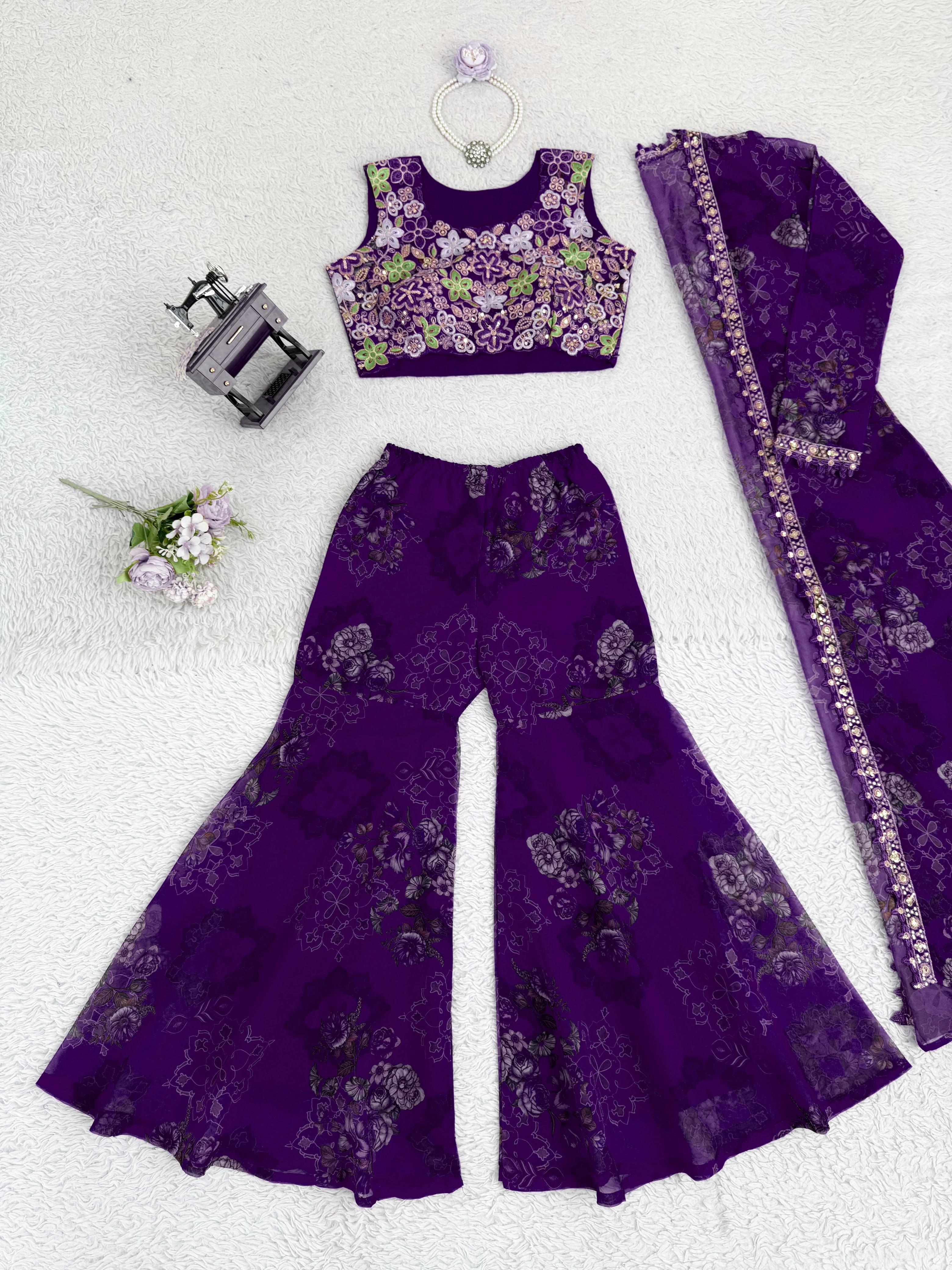 Floral Printed Coordinated Set