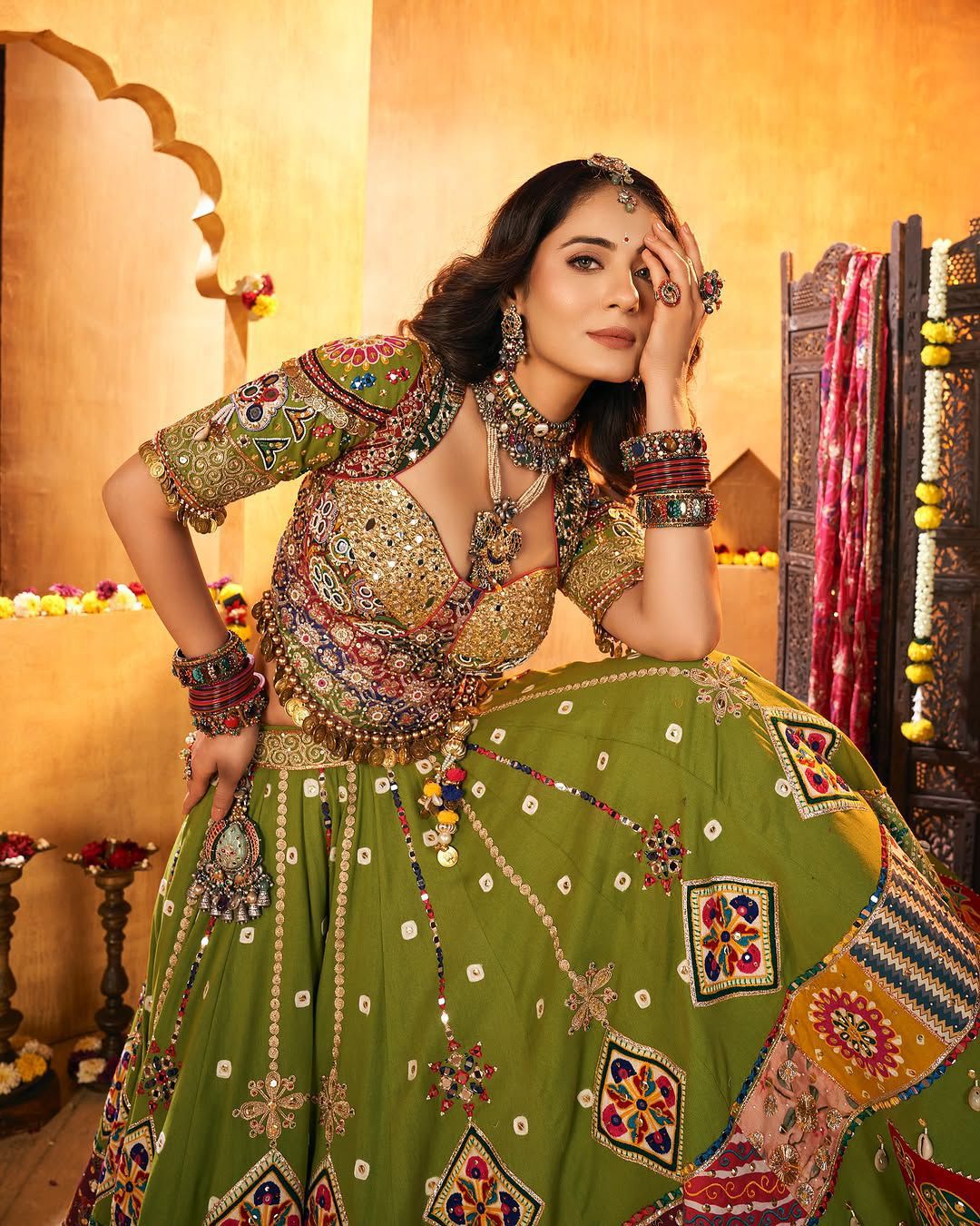 Embroidered Chaniya Choli