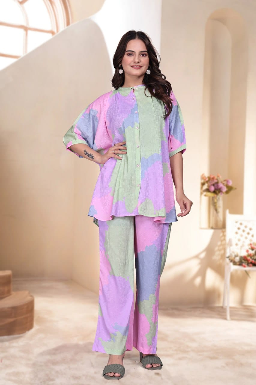 Pastel Tie-Dye Lounge Set