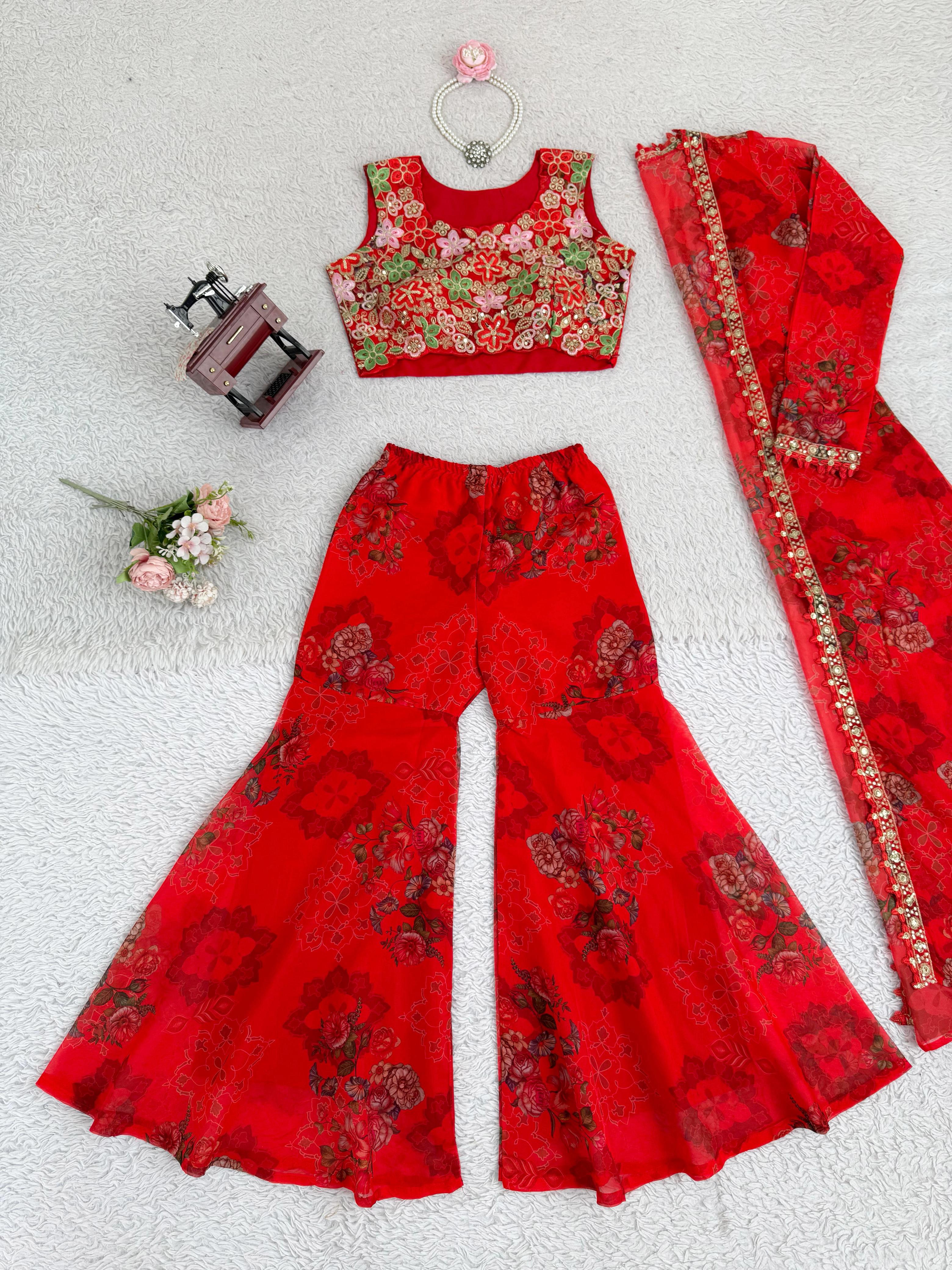 Floral Printed Coordinated Set