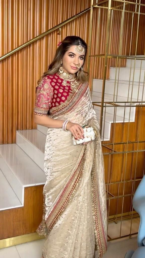 Embroidered Designer Saree