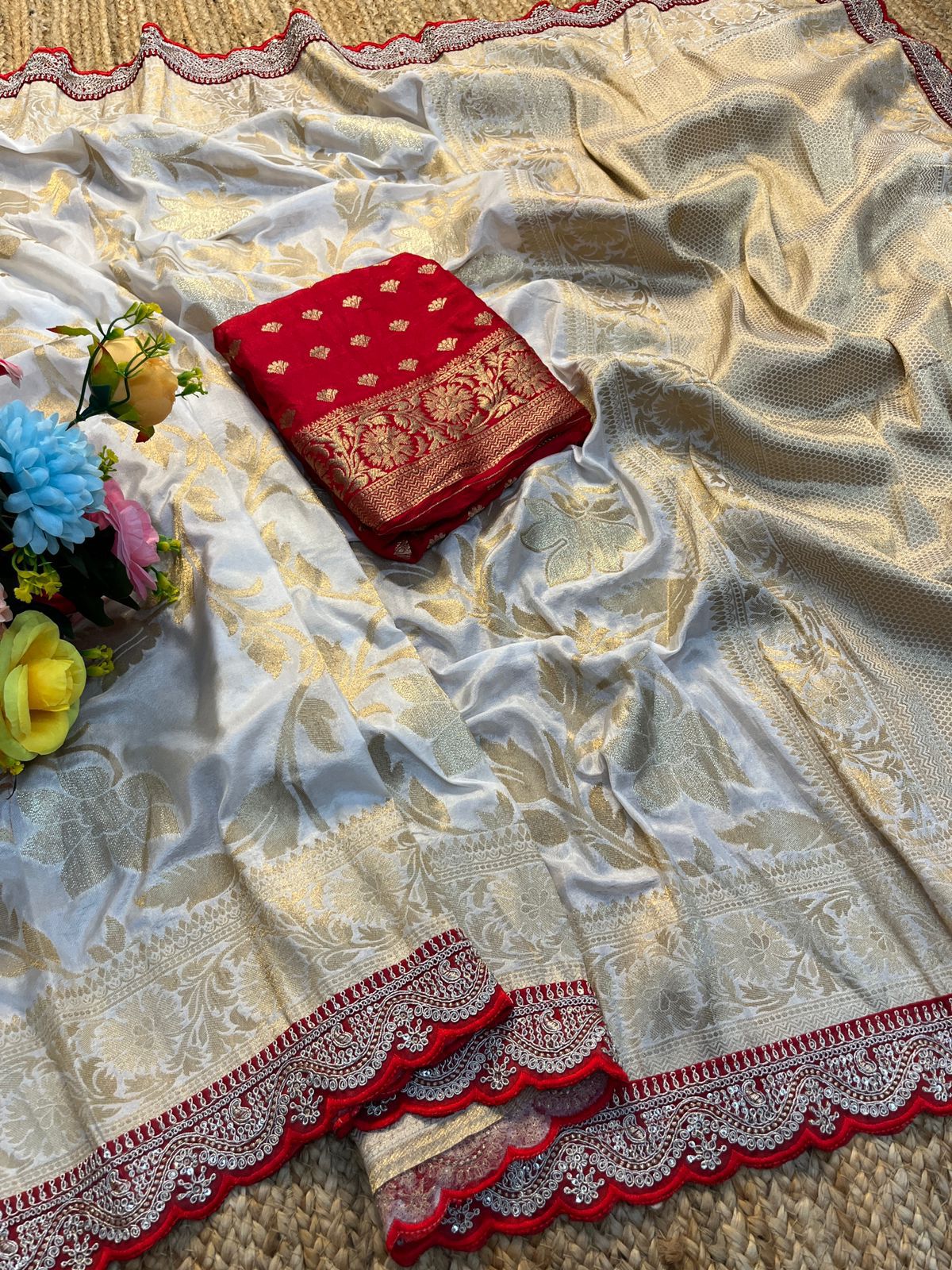 Elegant Embroidered Sarees