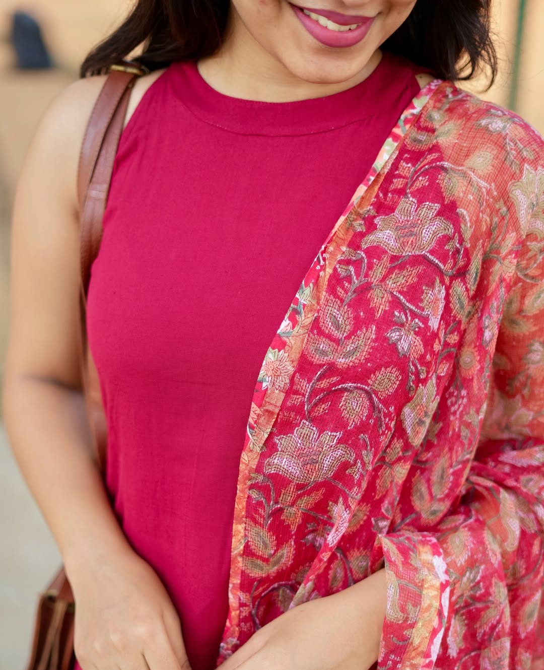 Elegant Red Kurta Set