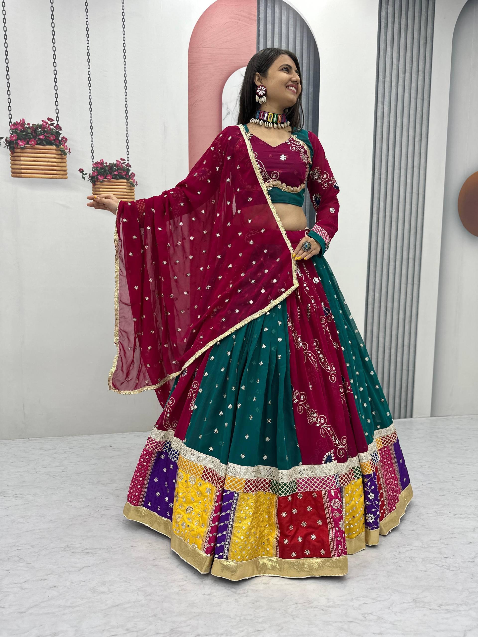 Traditional Colorful Lehenga Choli