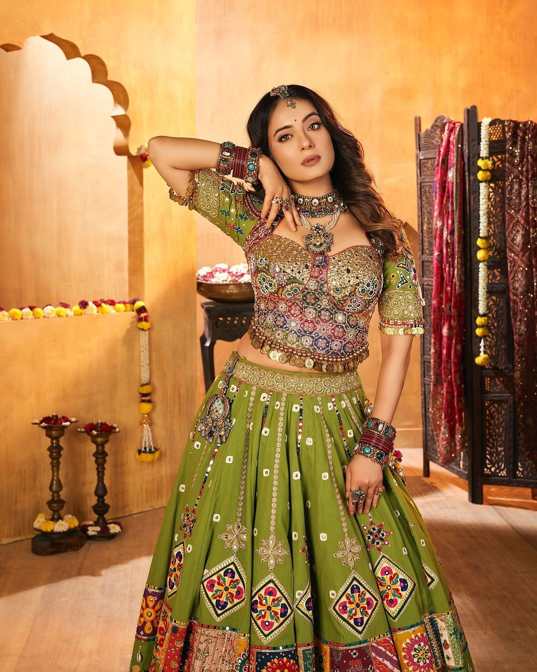 Embroidered Chaniya Choli