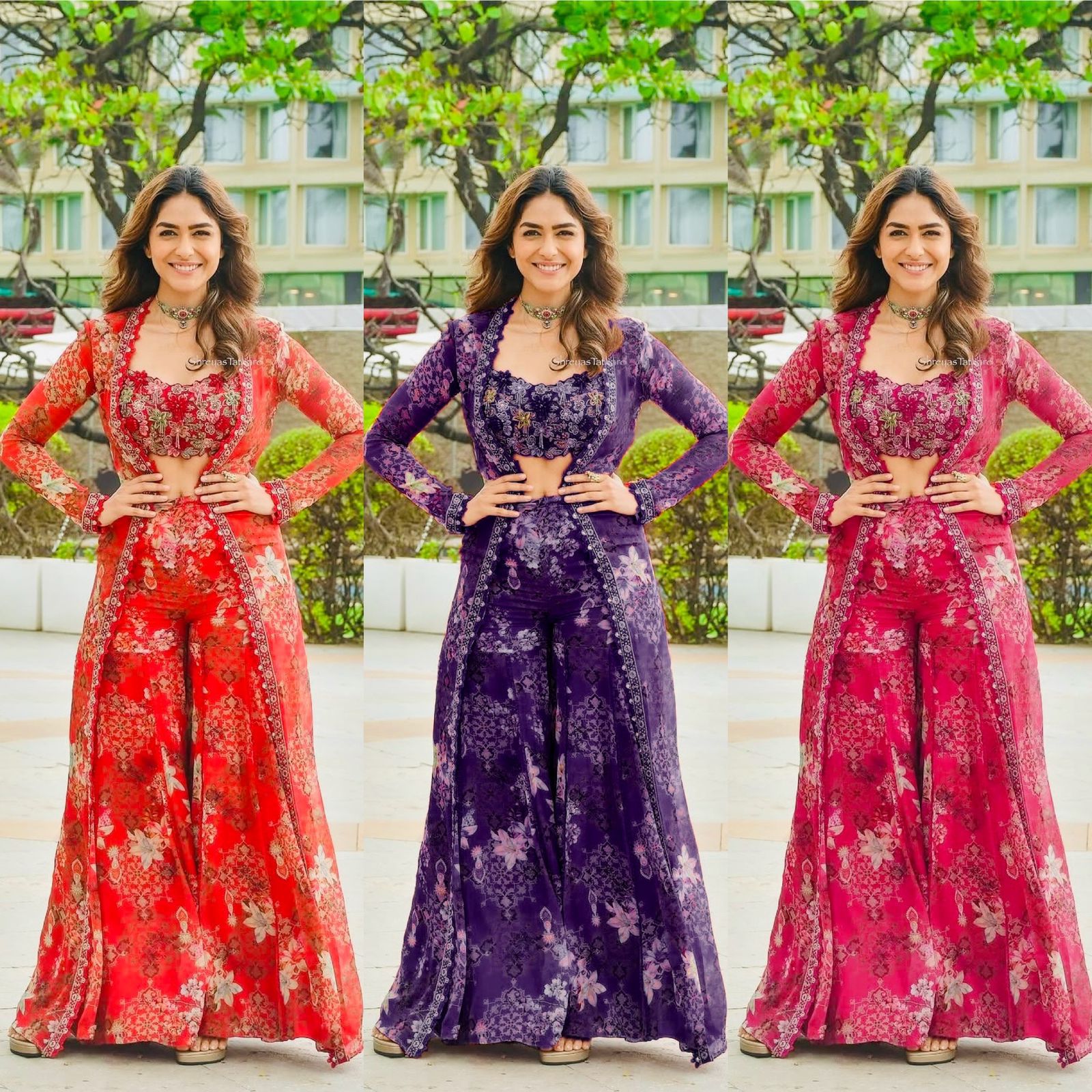 Floral Printed Coordinated Set