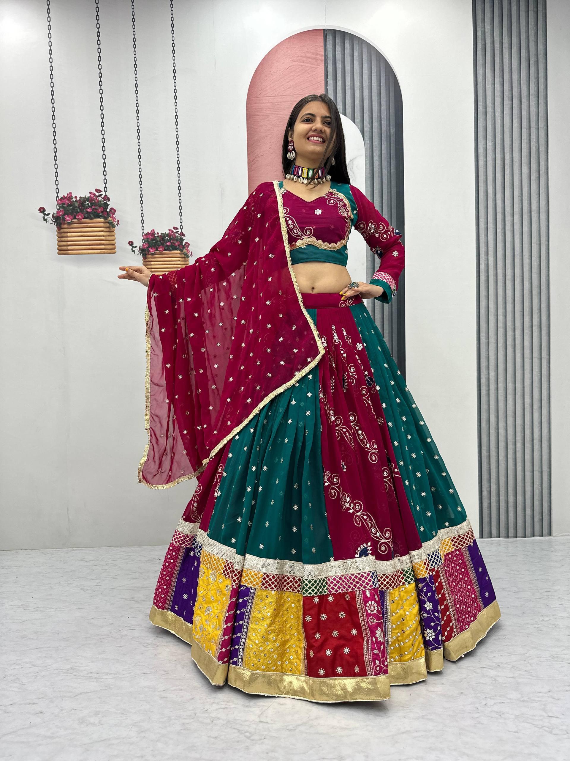 Traditional Colorful Lehenga Choli