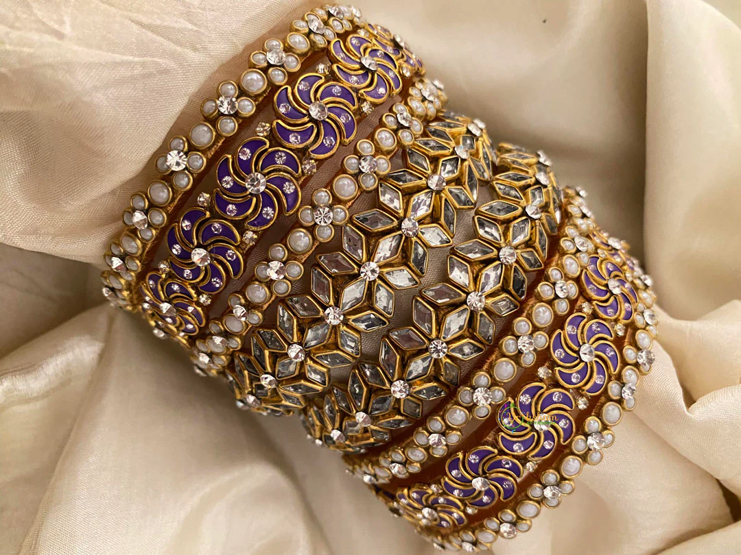 Designer Kundan Bangles