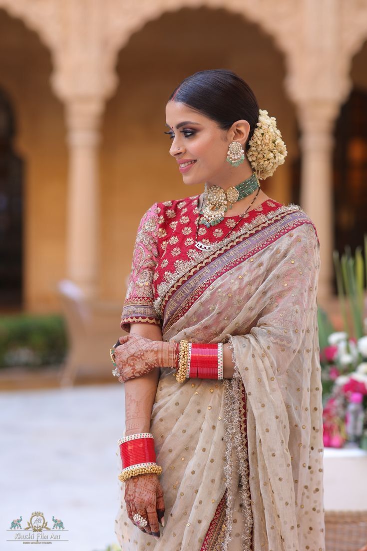 Embroidered Designer Saree
