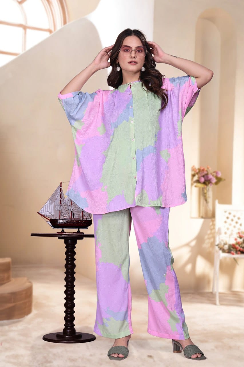 Pastel Tie-Dye Lounge Set