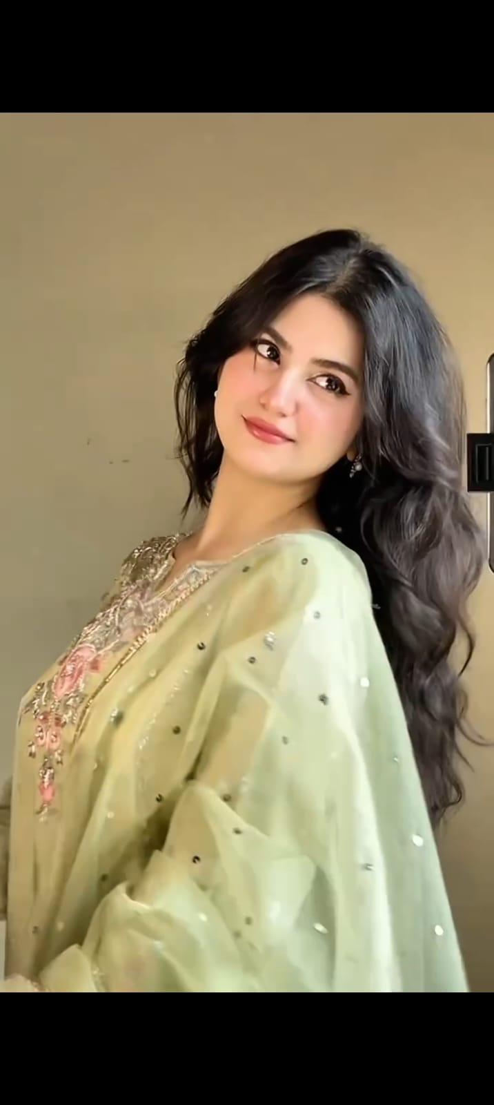 Light Green Embroidered Pakistani Dress