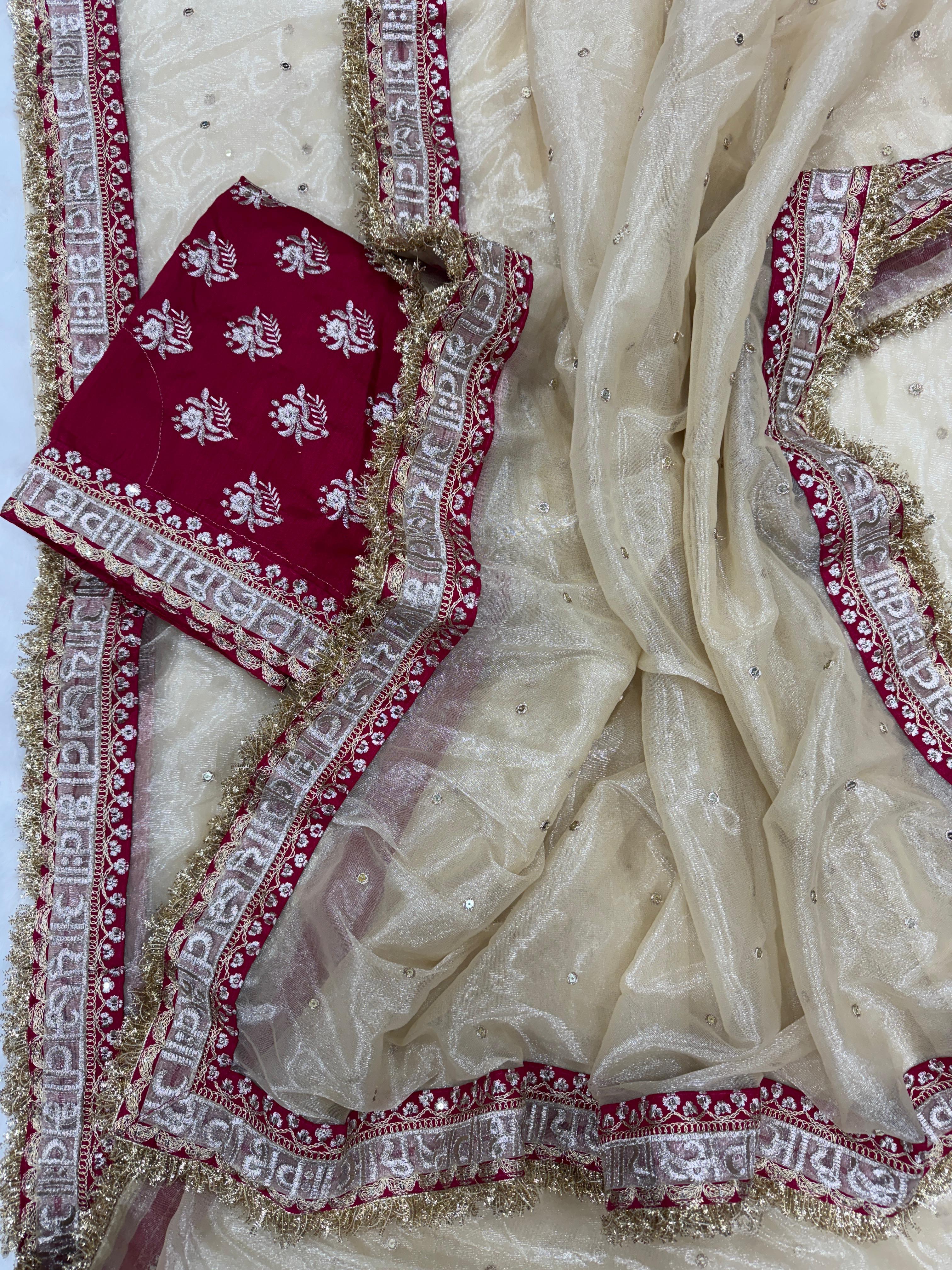 Embroidered Designer Saree