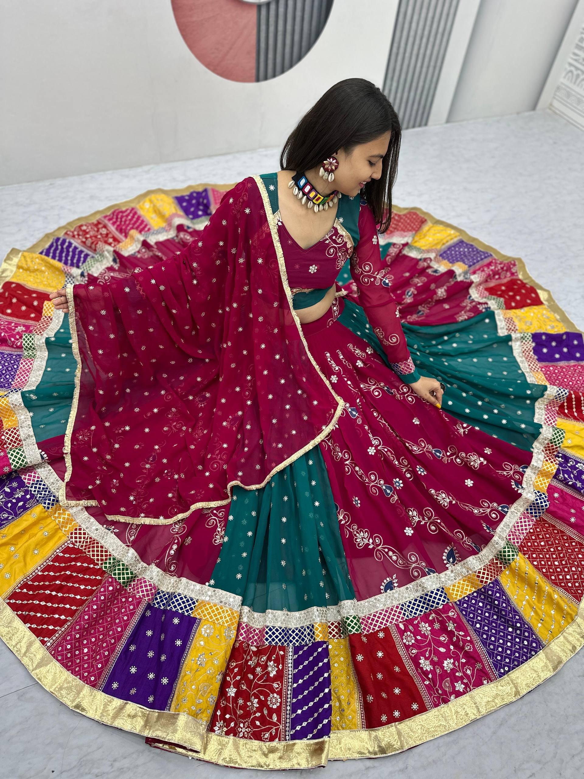 Traditional Colorful Lehenga Choli