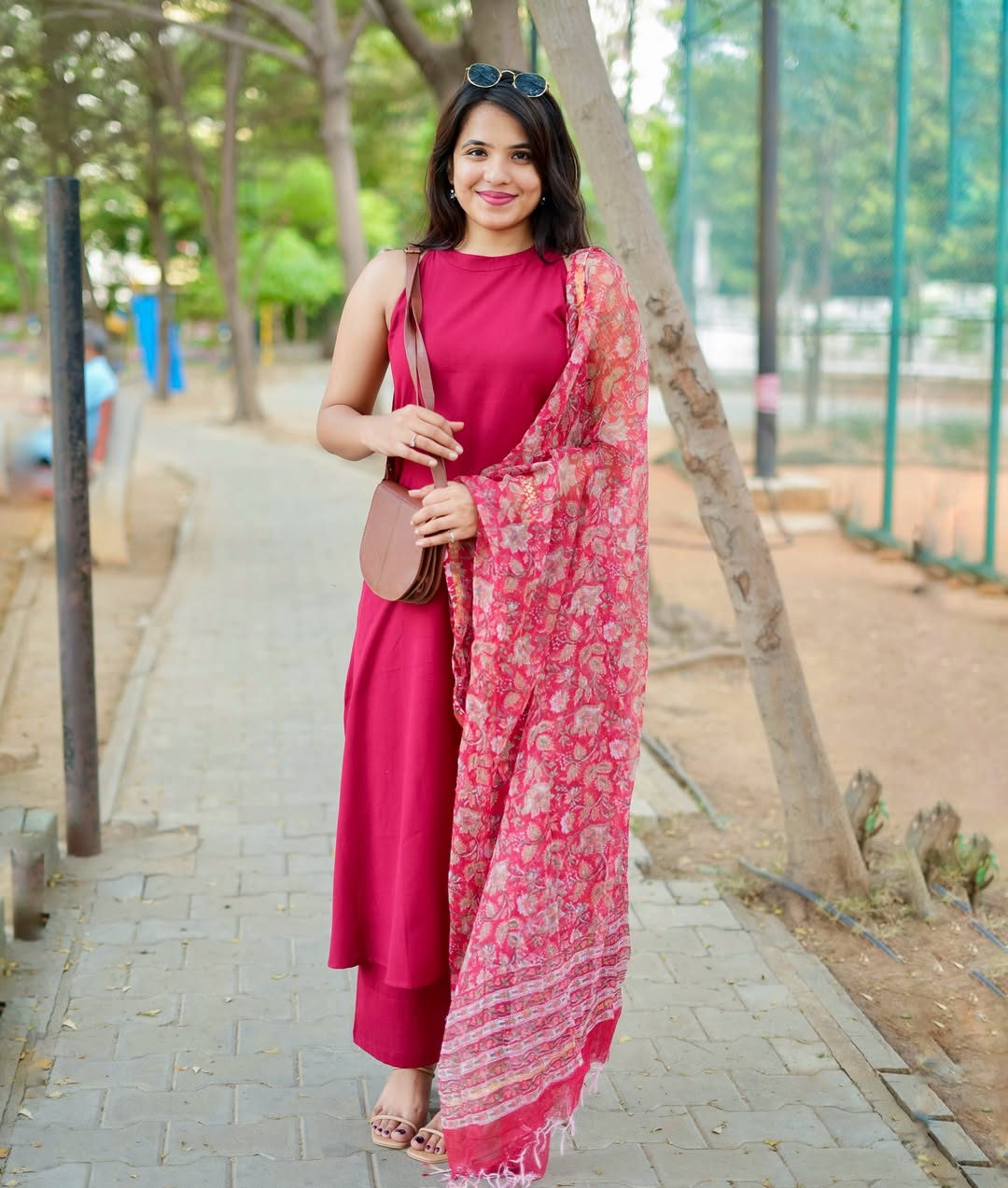 Elegant Red Kurta Set