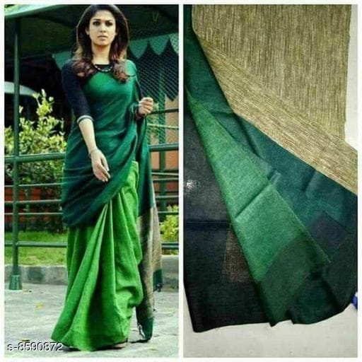 Green Designer Saree