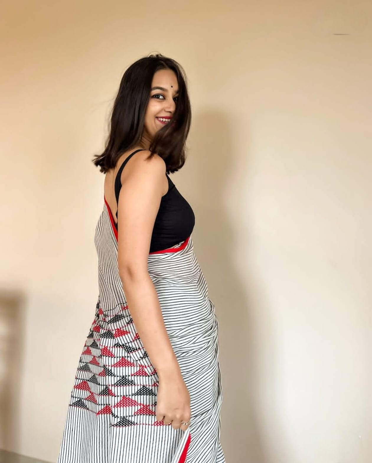 Striped Cotton Saree