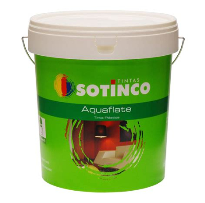 Tinta Plástica Aquaflate Sotinco