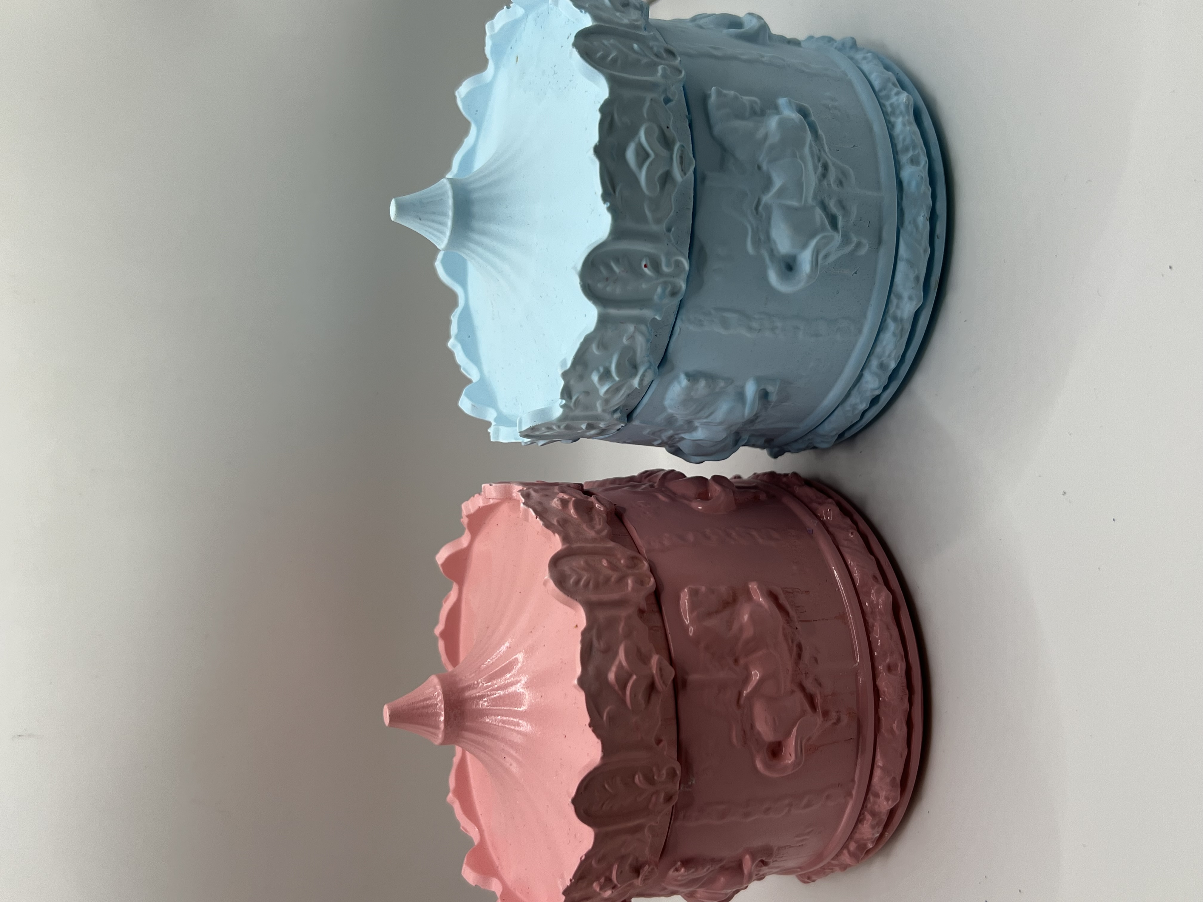 Barattolo decorativo in stile vintage in gesso