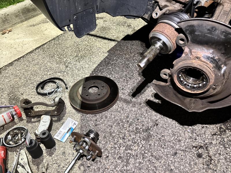 Tracks, Wheels, break and Break Pads 
