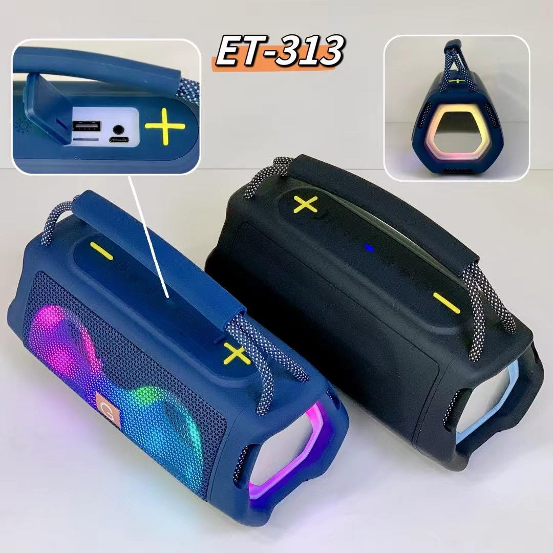 ET-313 Portable Wireless Speaker Price in Pakistan | RGB Light Bluetooth Speaker