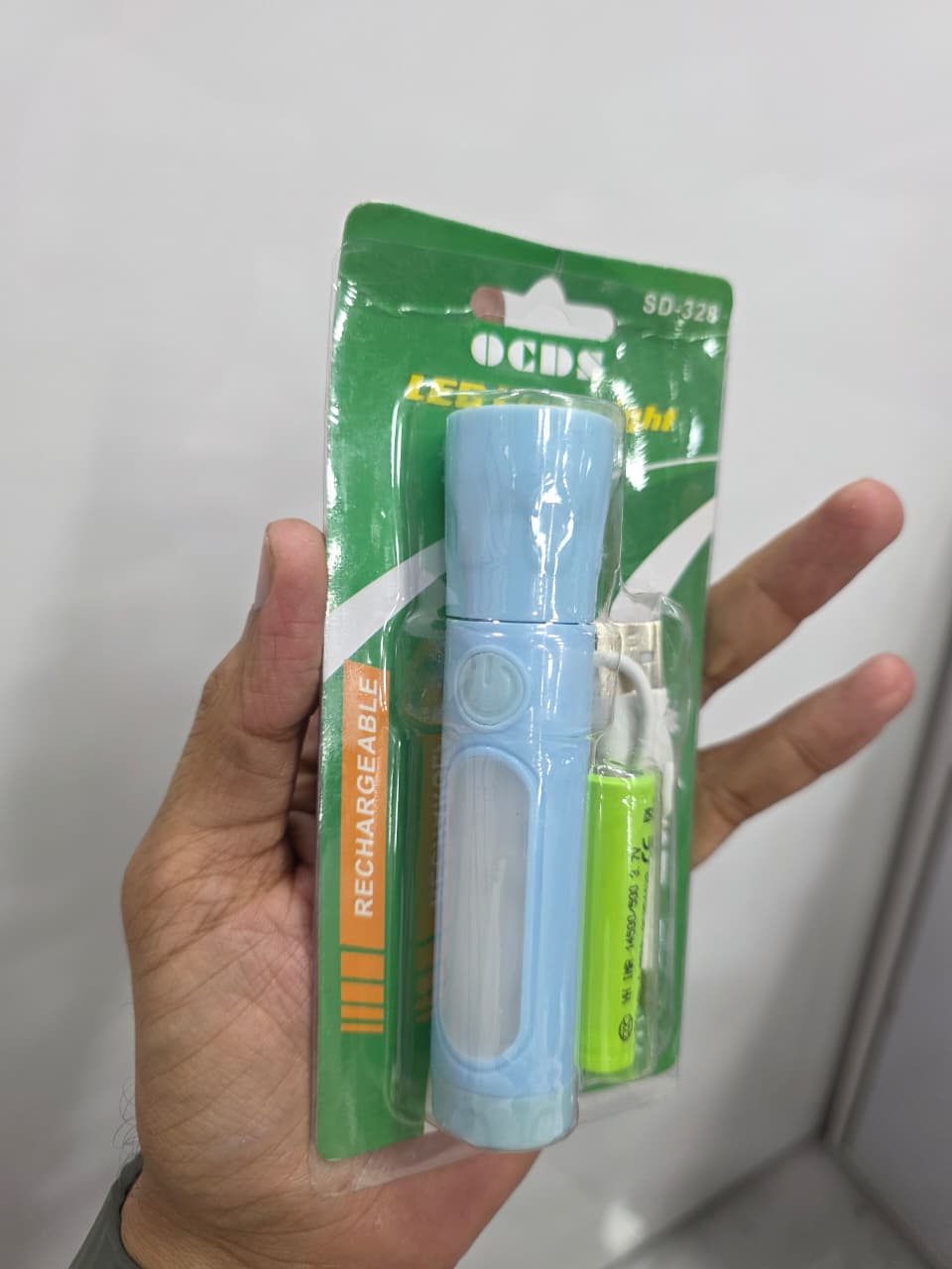 SD-328 Mini Rechargeable Torch Price in Pakistan | Type-C Zoom COB Flashlight