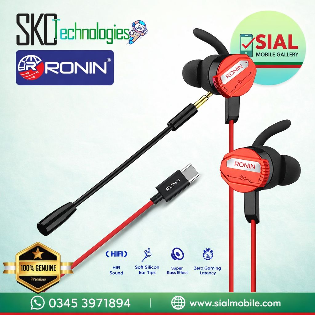 CHAOS R-007 Gamerz Handsfree Type-C Price in Pakistan | 8D Gaming Earphones