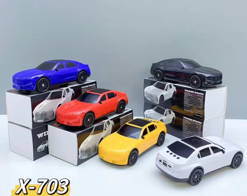 X-703 Car Shape Wireless Speaker Price in Pakistan | Bluetooth USB TF FM Speaker