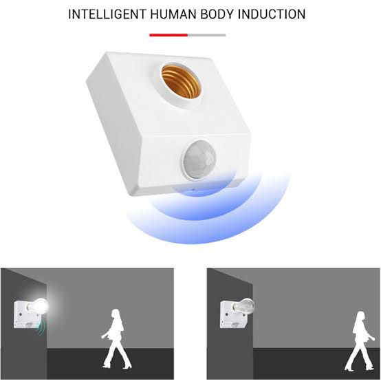 Human Infrared Sensor Switch Price in Pakistan | PIR Motion Sensor E27 Holder