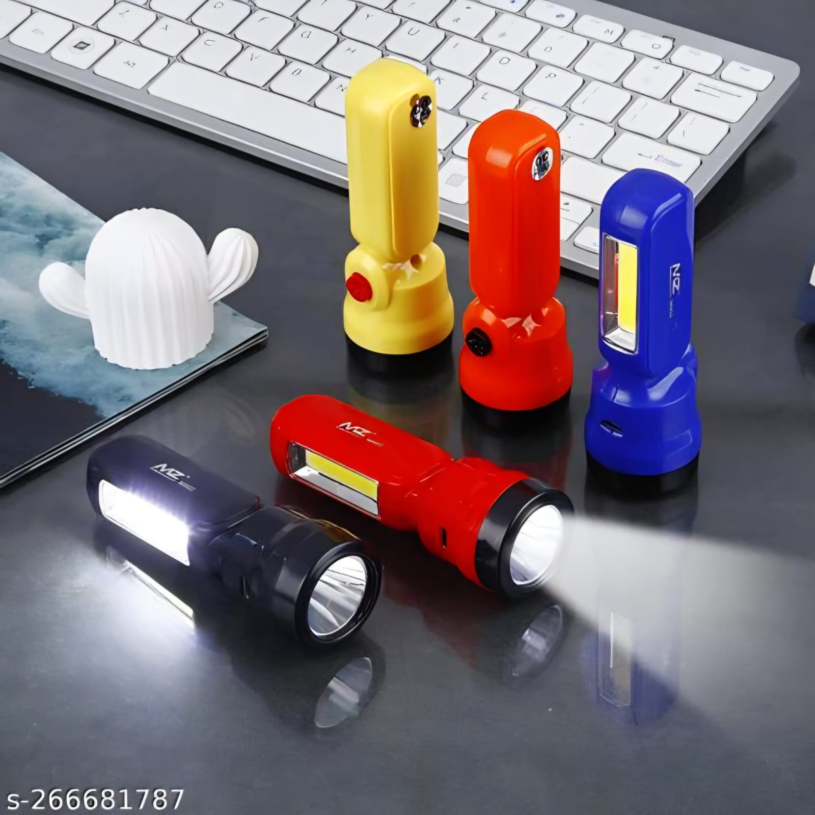 Mini SD8672 Rechargeable Torch Price in Pakistan | USB COB Pocket Flashlight