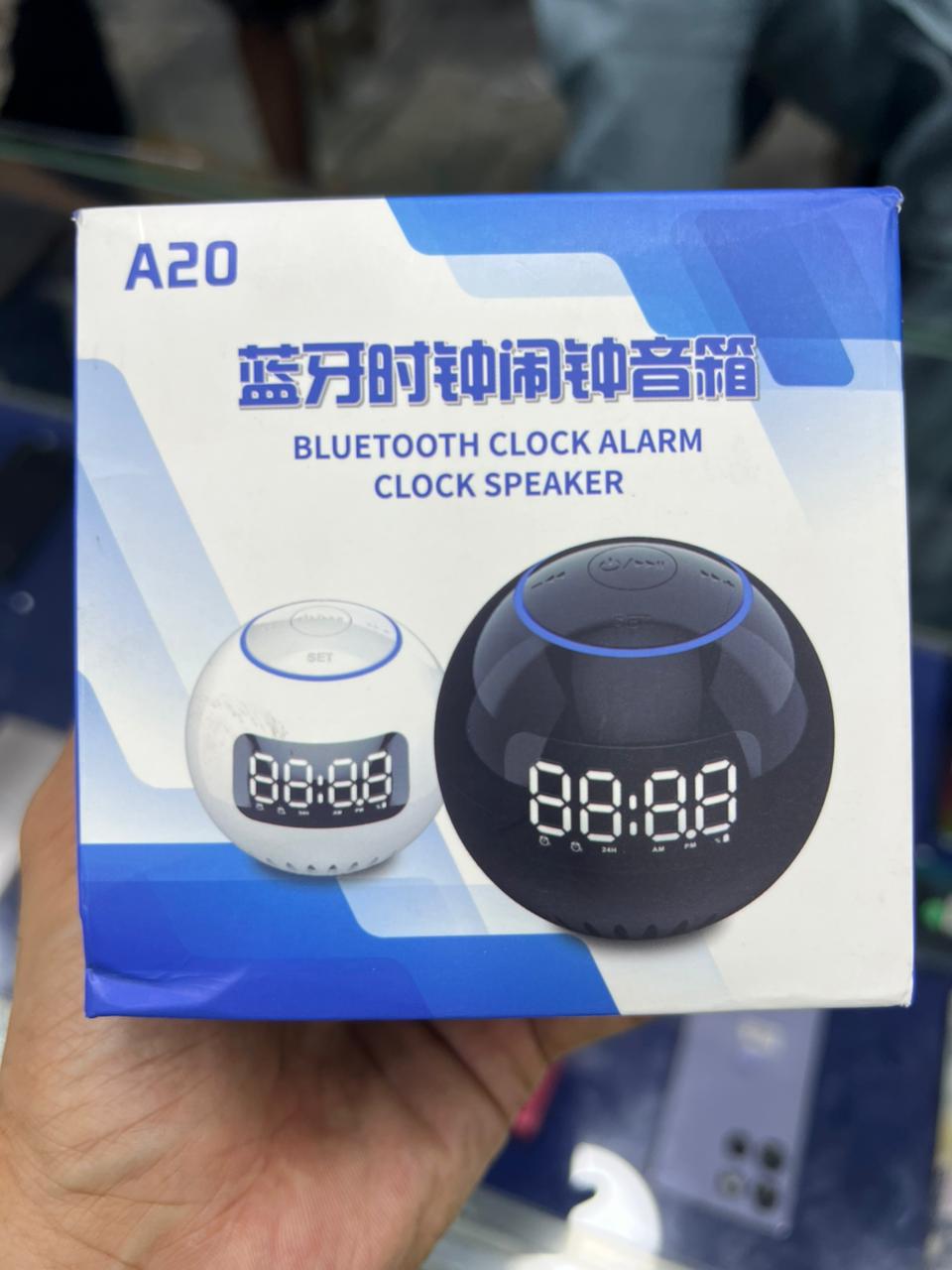 A20 Bluetooth Alarm Clock Speaker LED Display Wireless Speaker V5.0