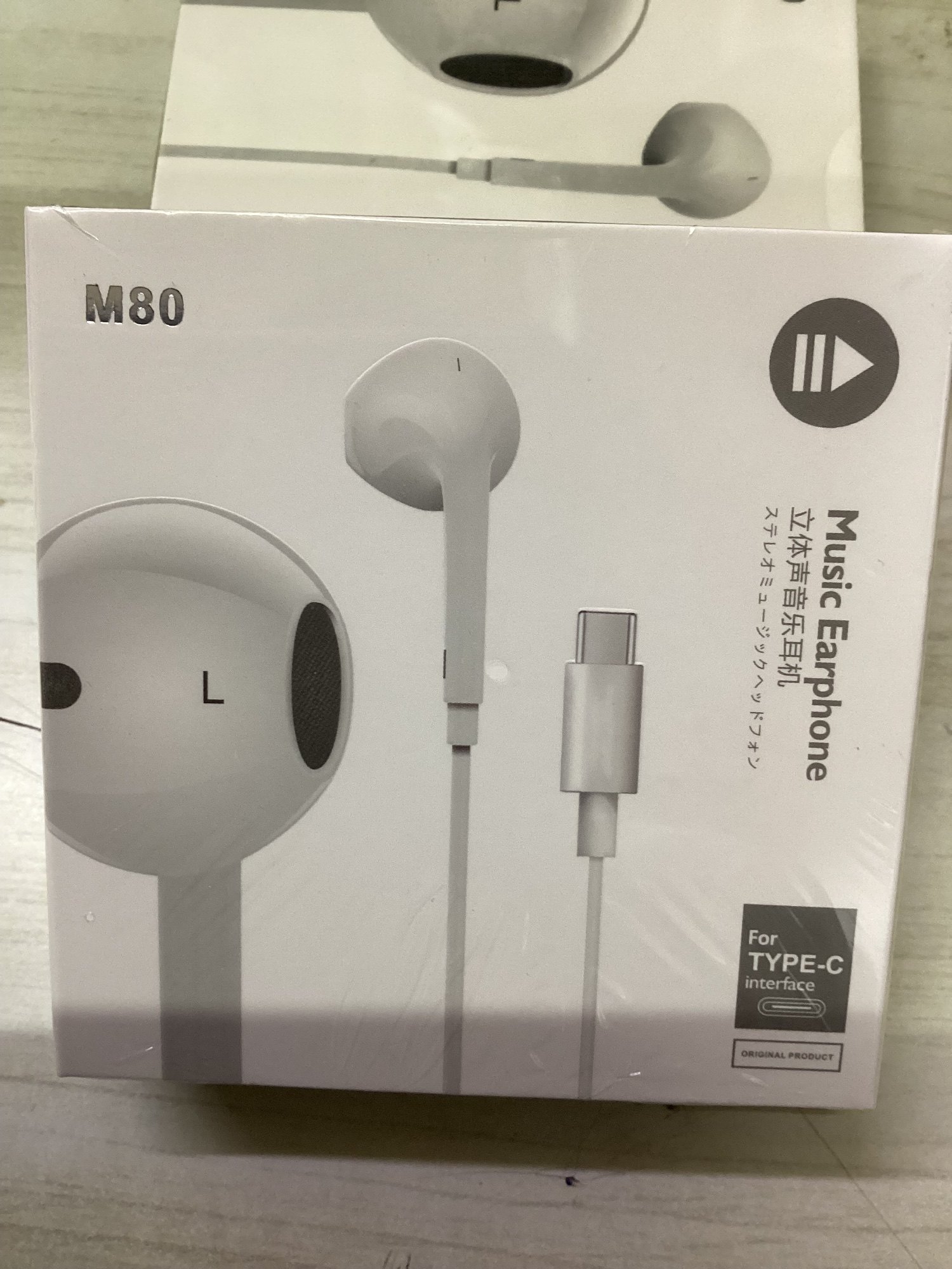 M80 Type-C Stereo Music Earphones Price in Pakistan | Wired Type-C Handsfree