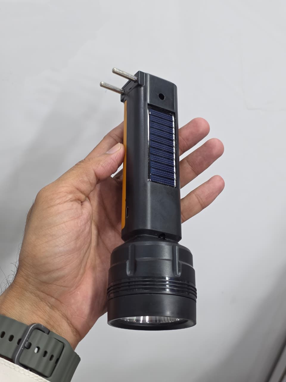 NPower NP-288 Solar Rechargeable Torch Price in Pakistan | COB Side Light Torch
