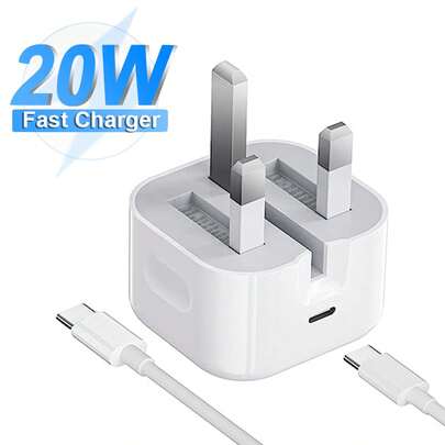 Apple 20W USB-C 3Pin Power Adapter A-Grade Price in Pakistan | iPhone Fast Charger