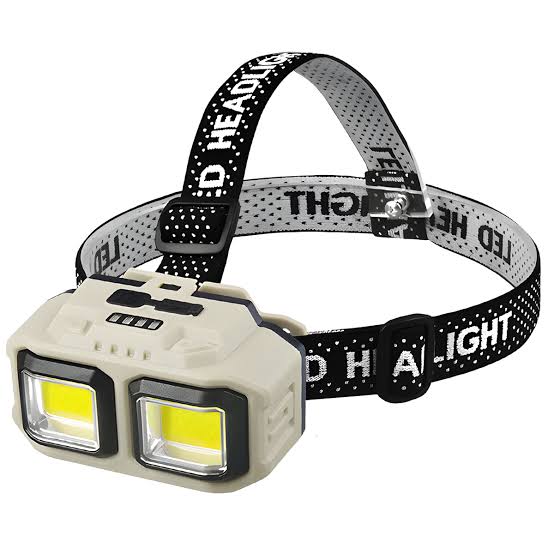 Dual COB LED Rechargeable Headlamp Price in Pakistan | 6W USB Headlight