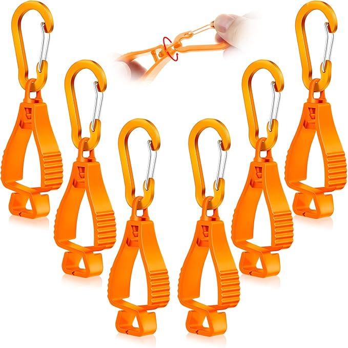 Plastic Grip Carrying Clips with Carabiner