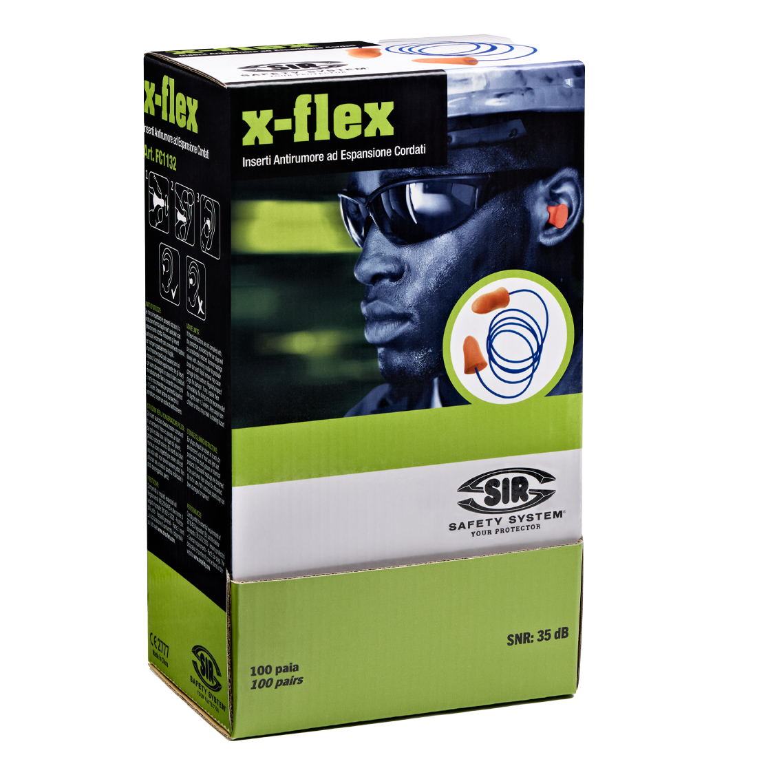 x-flex Noise Reduction Earplugs