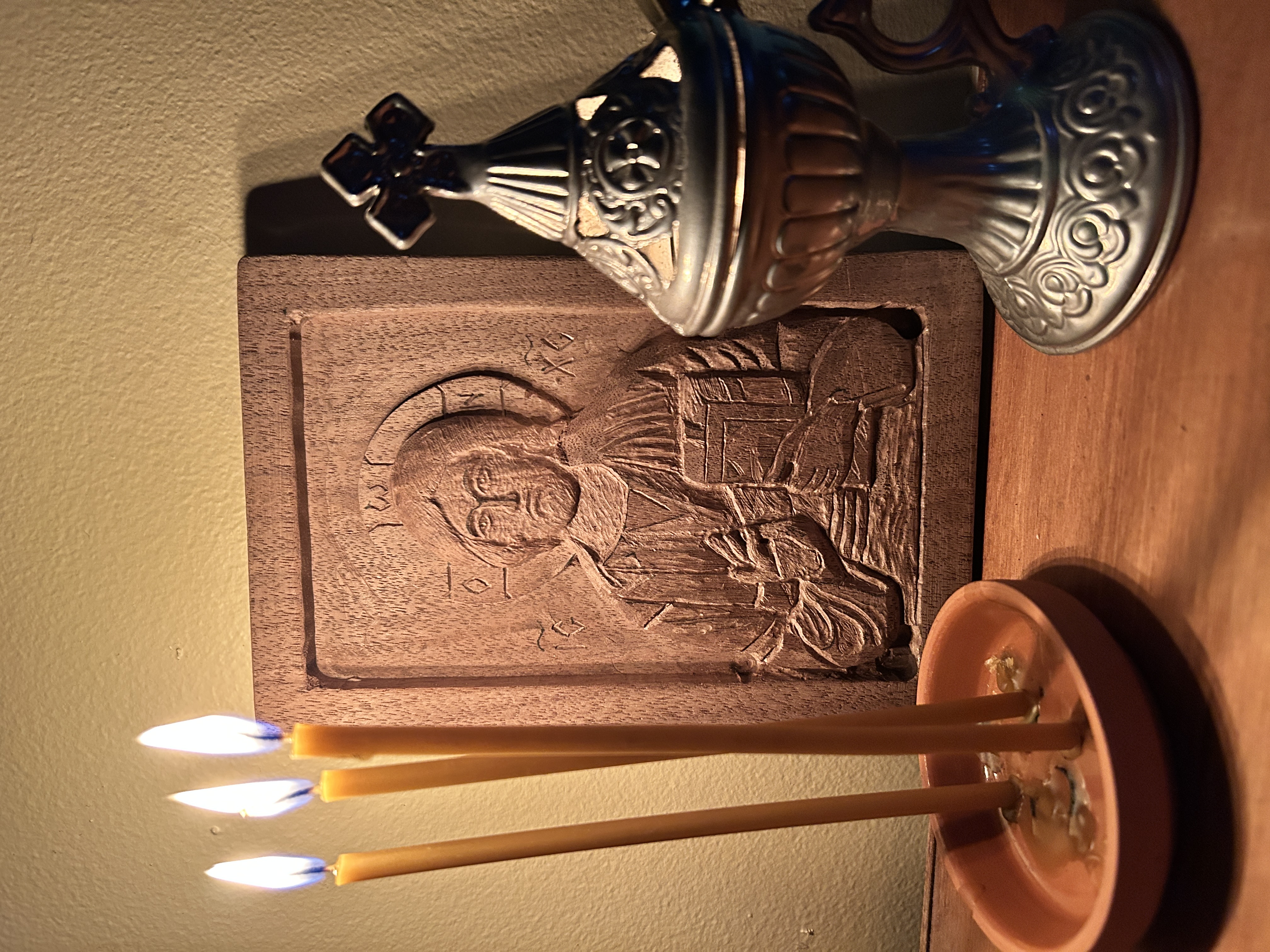 Hand Carved Greek Orthodox Icons