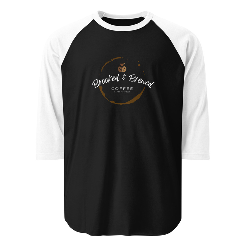 Brooked & Brewed Coffee Baseball Tee