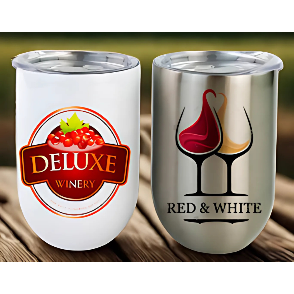 Vasos vineros térmicos de acero inoxidable personalizables