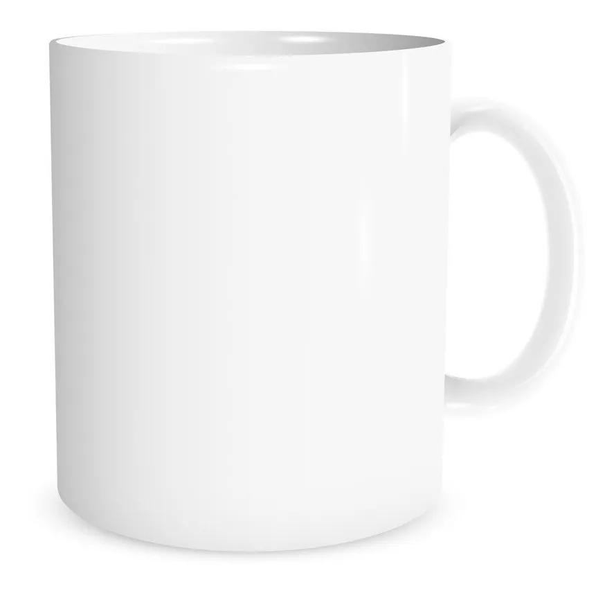 Taza blanca de cerámica