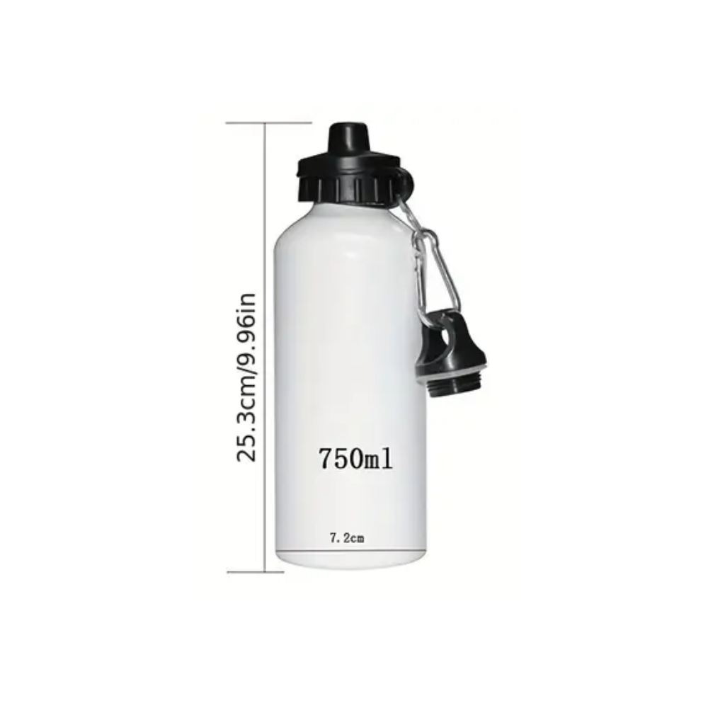 Botella de agua de aluminio 750 ml personalizable