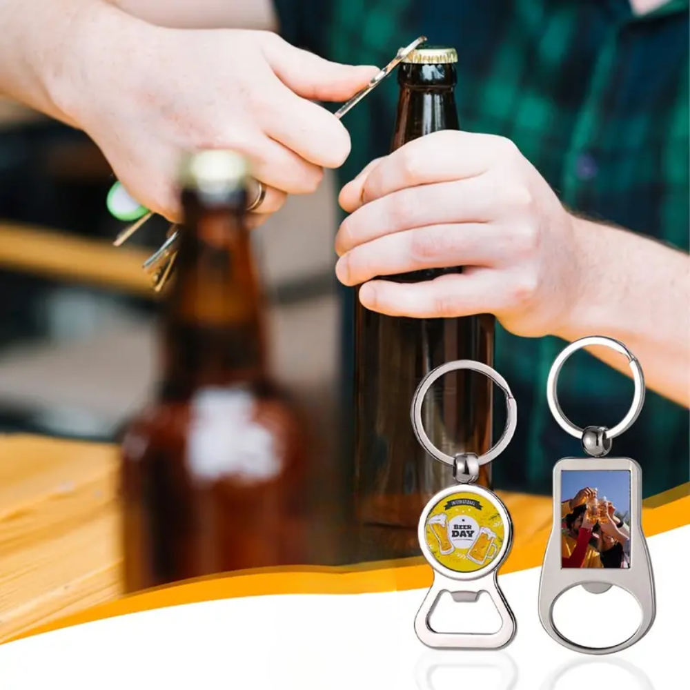 Llavero abrebotellas personalizable
