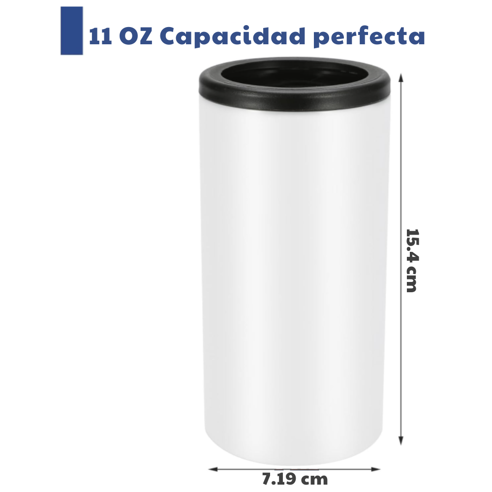 Porta latas termico 11 oz personalizable