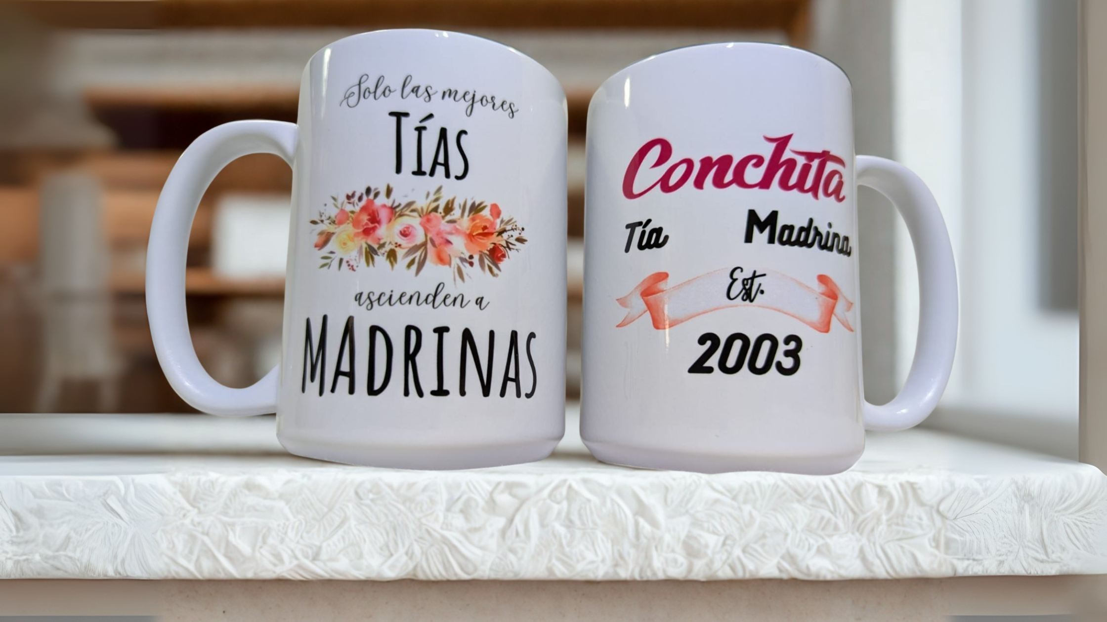 Taza blanca de cerámica