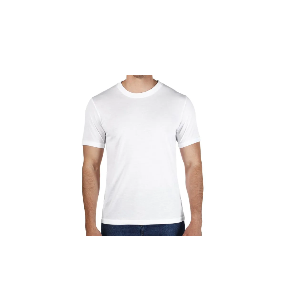 Camiseta blanca básica para sublimar