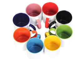 Tazas de cerámica 11oz interior color